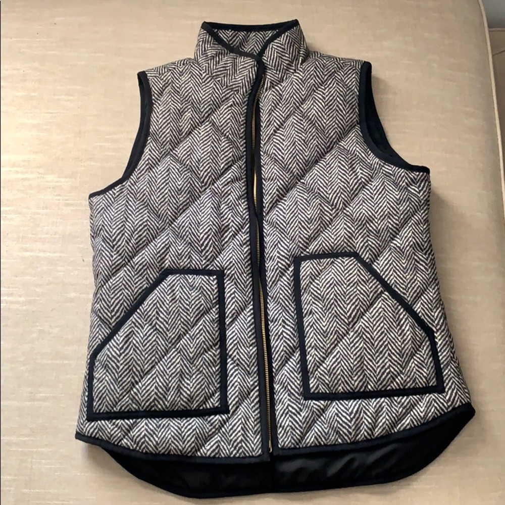 J.Crew factory puffer vest zip up